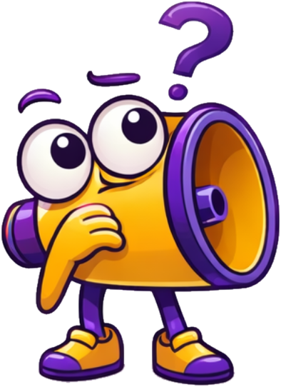 La mascotte réfléchit